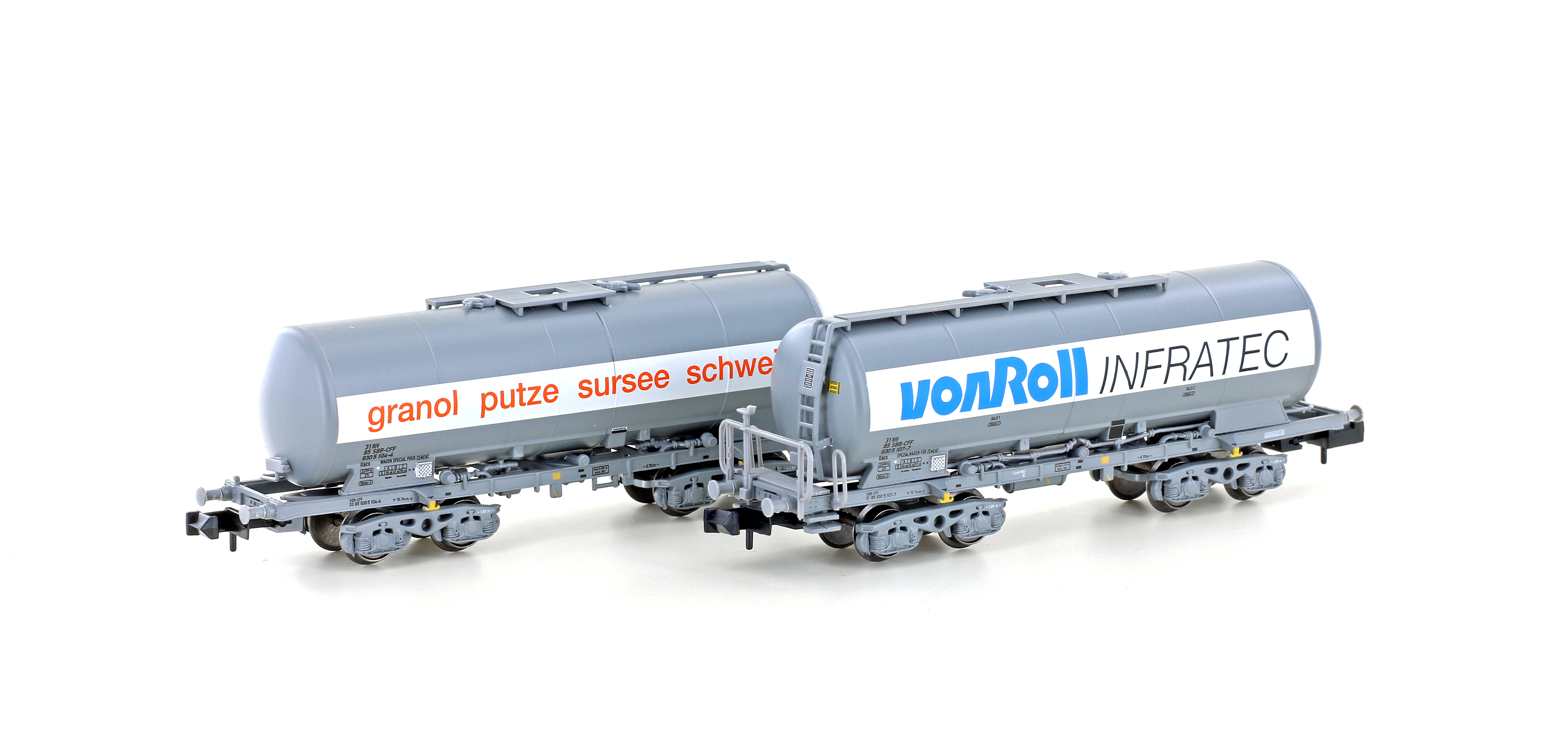 SBB Silowagenset 2tlg. EpIV-V "vonRoll INFRATEC + SBB"