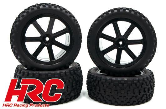 1:10 Räderset Buggy 4WD 12mm Hex