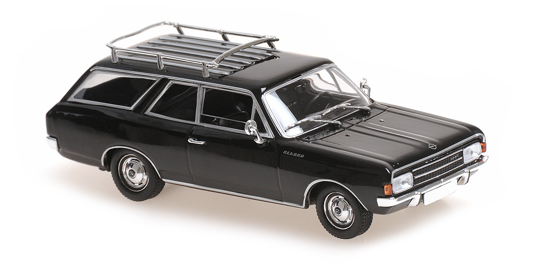 Opel Rekord C Caravan`1969sch schwarz 1:43 Diecast Maxichamps
