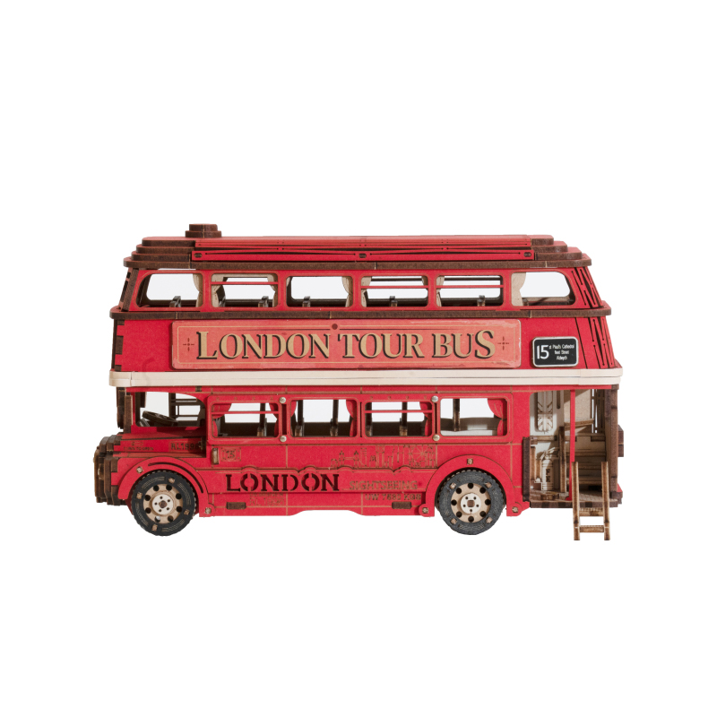 London Tour Bus 3D Holz Puzzle