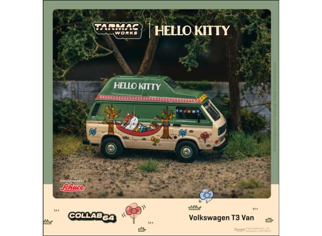 VW T3 Hello Kitty" 1:64 