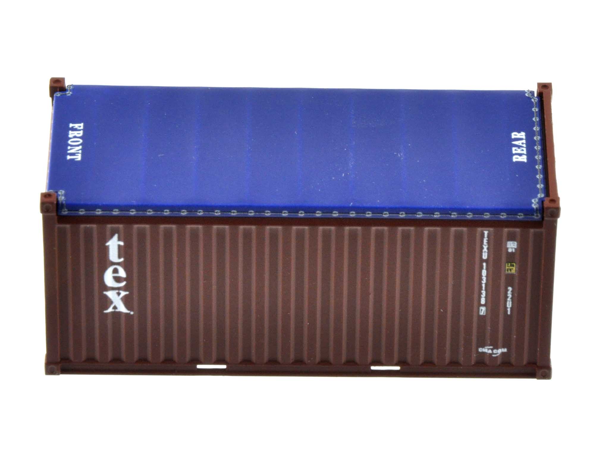 1:87 20´OT Container TEX (Textainer) mit Zusatzlogo "CMA CGM", Ct20´ Open-Top (2