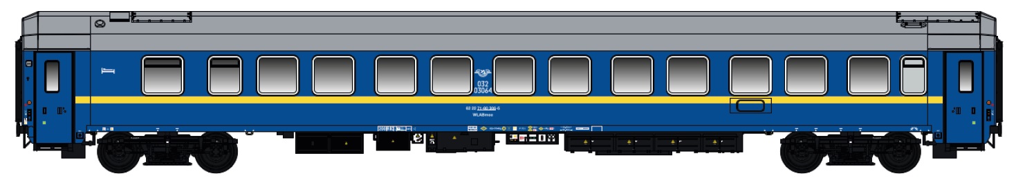 UZ Schlafwagen 1./2. Kl. Ep.V WLABmee