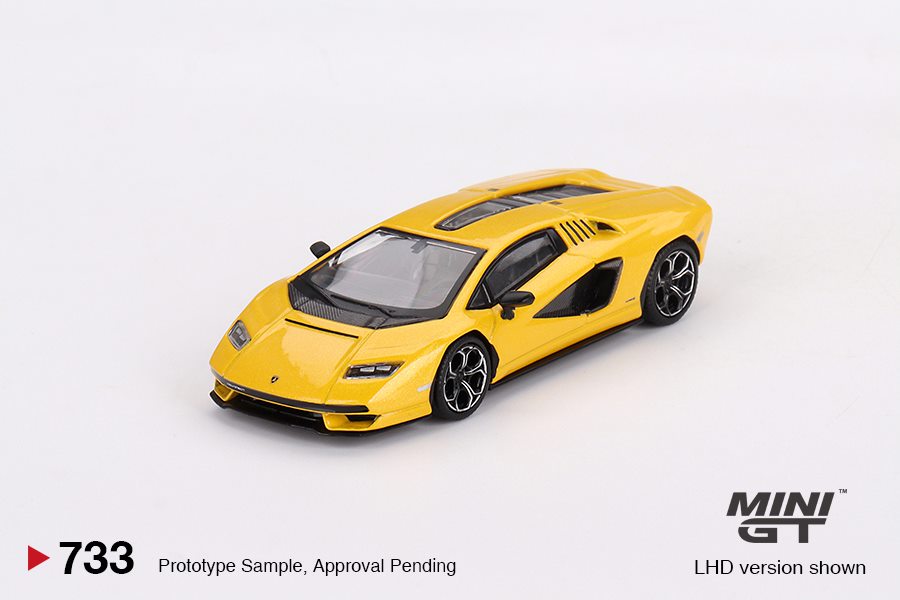 Lamborghini Countach LPI 800-4 2024 gelb 1:64