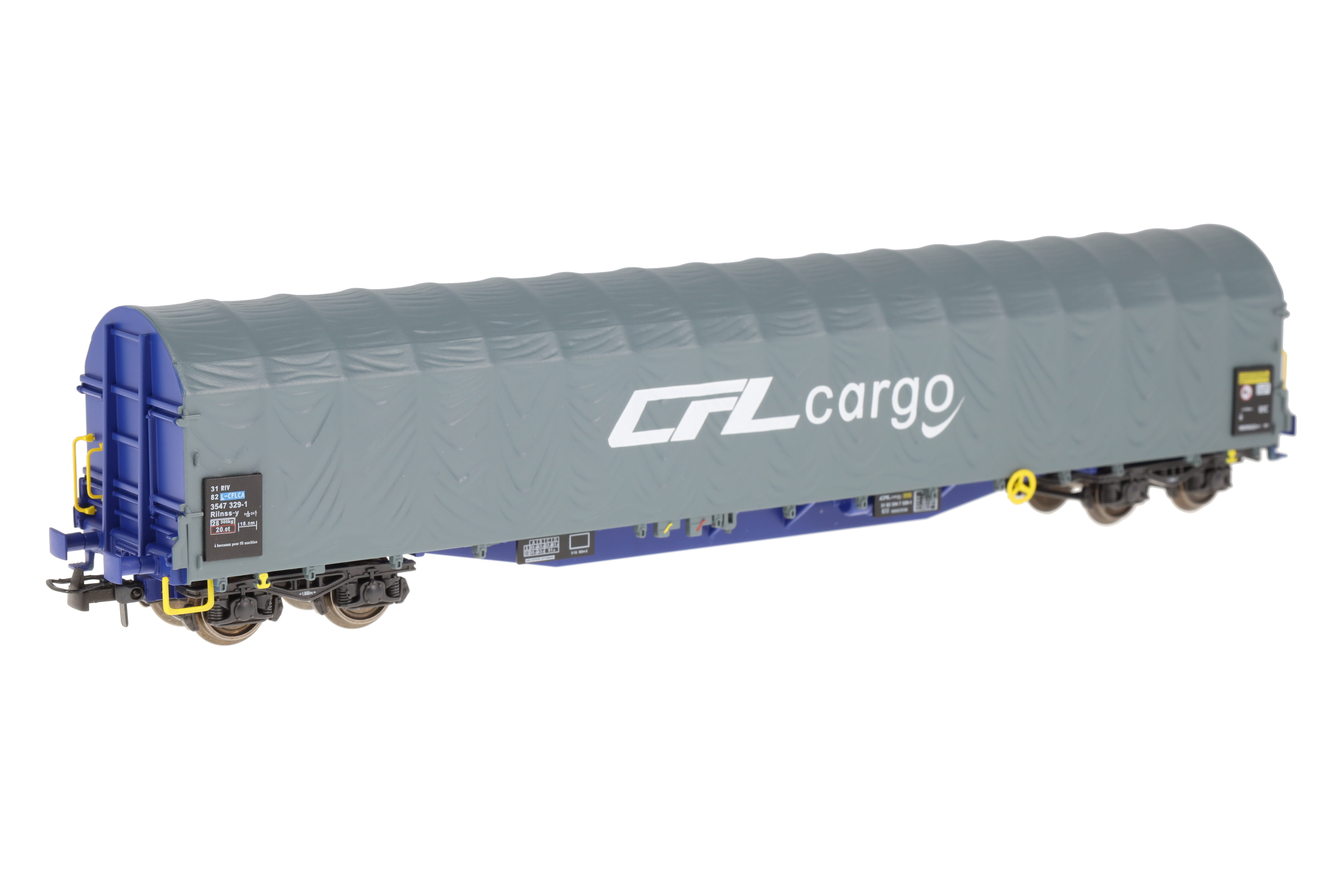 L-CFLCA 2x SchiebeplanenWagen CFL CARGO, blau/ grau, Ep.6, Set B