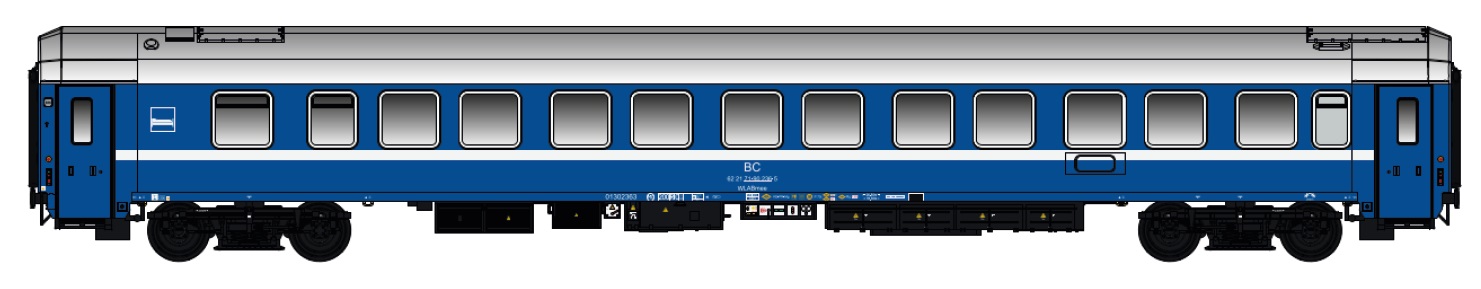 BC Schlafwagen 1./2. Kl. EpV WLABmee blau