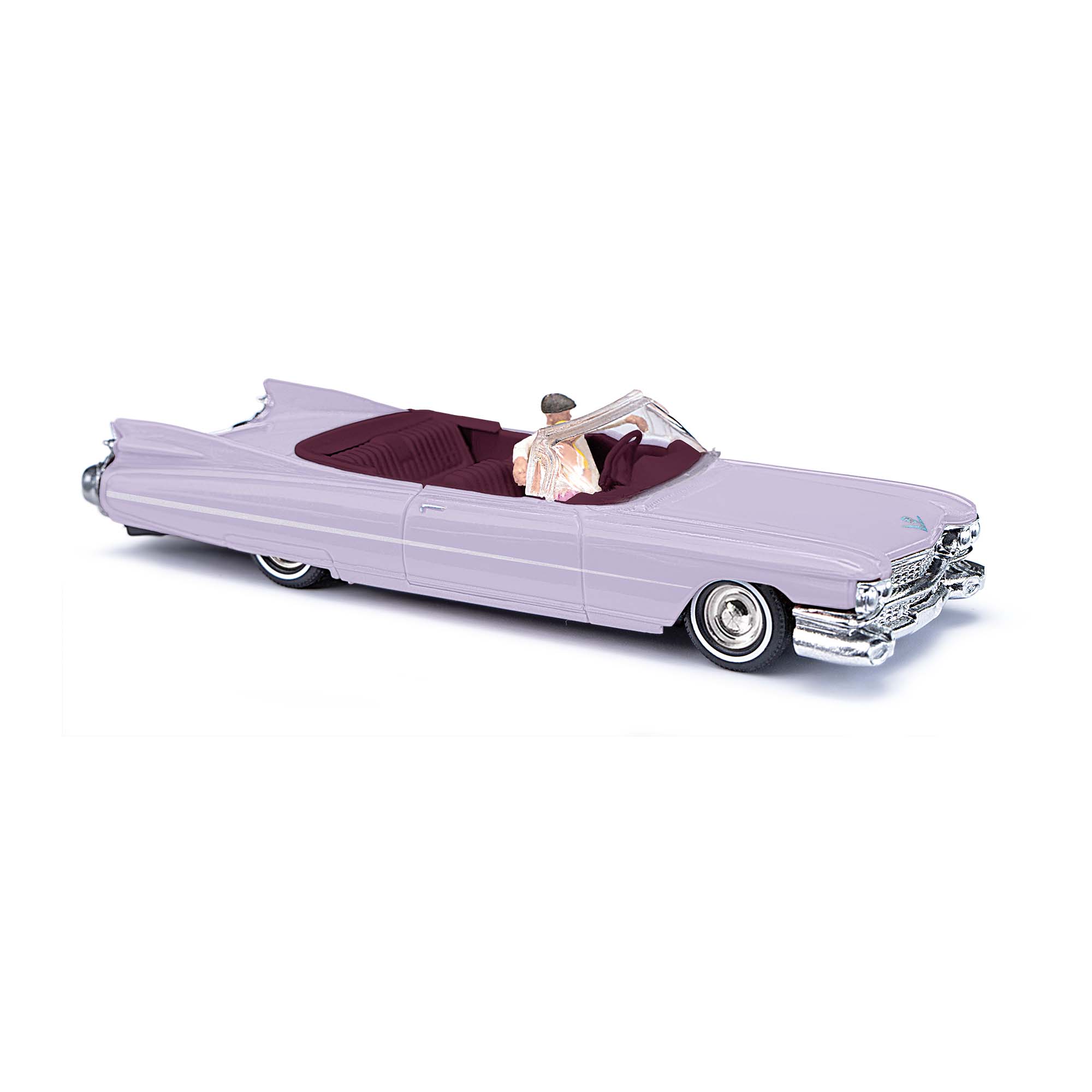Cadillac Eldorado mit Figuren Cabrio offen mit Fahrer und Beifahrerin