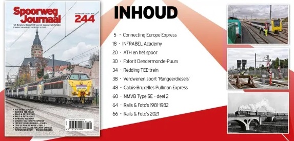 Spoorweg Journal 244 Het Belgisch Tijdschrift voor de spoorwegliefhebber - niede