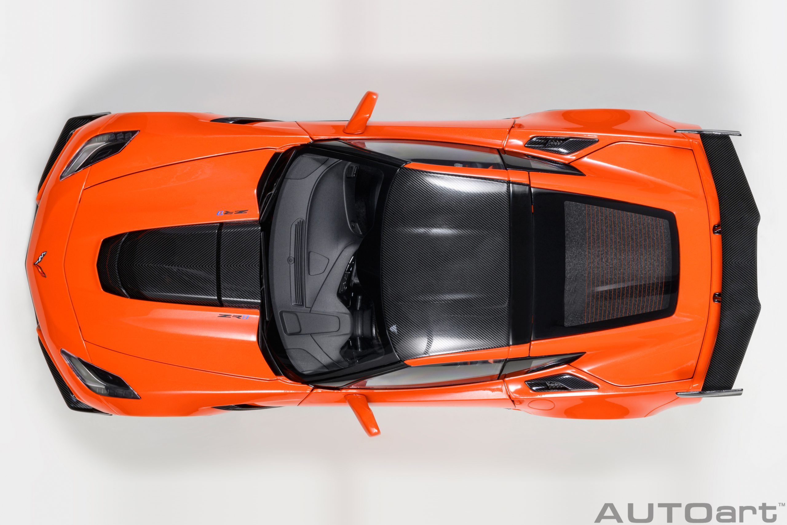 Chevrolet Corvette CR7 orange Baujahr 2019 1:18