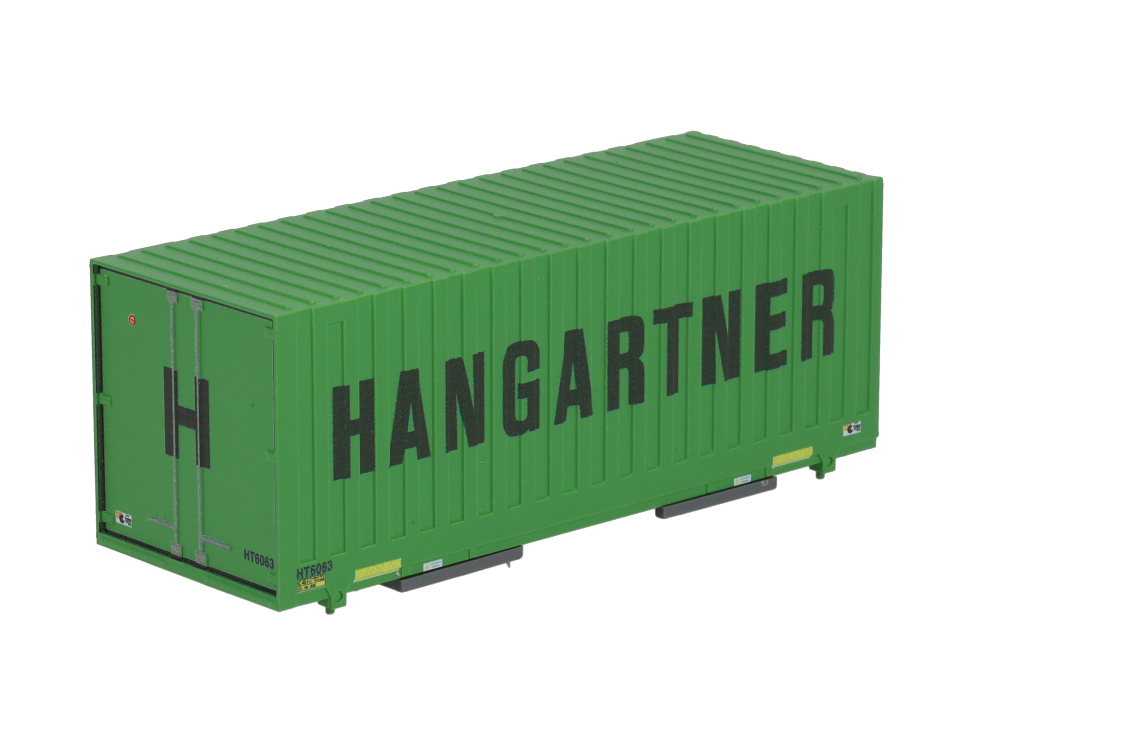 1:87 Container WB-C715 HANGAR Wechselbehälter WB-C 715 Cobra Spu-Wa Box, Aufschr