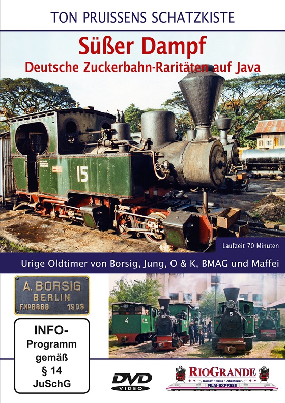 DVD Süßer Dampf Deutsche Zuckerbahn-Raritäten auf Java