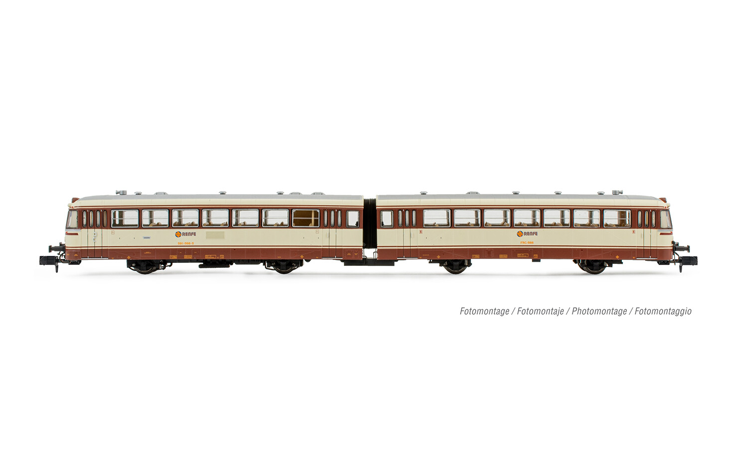 RENFE Dieseltriebwagen 591 Ep.III DCC Sound