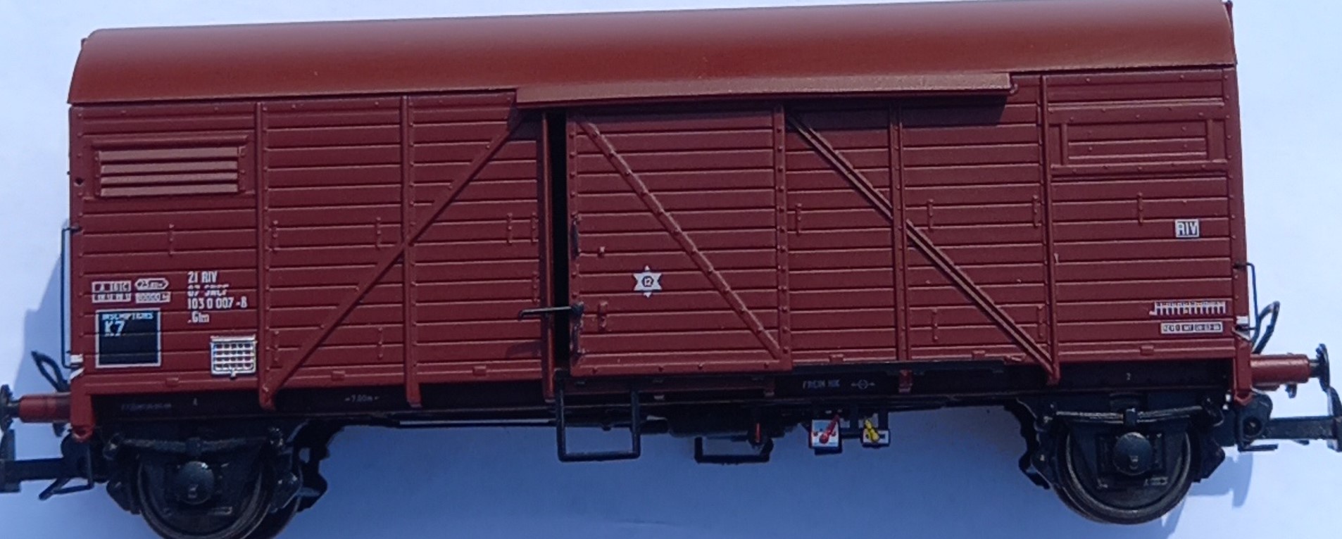 SNCF gedeckter Güterwagen Bremen orange Ep.IV