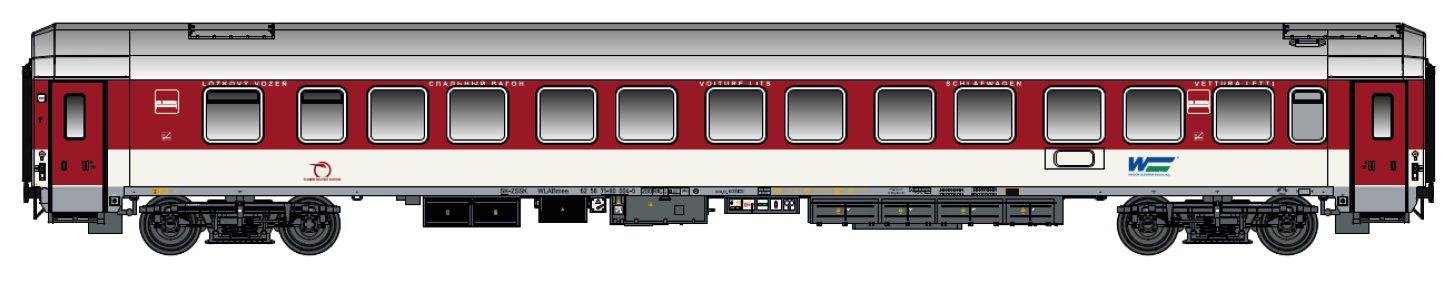 ZSSK Schlafwagen 1./2.Kl. Ep.VI WLABmee