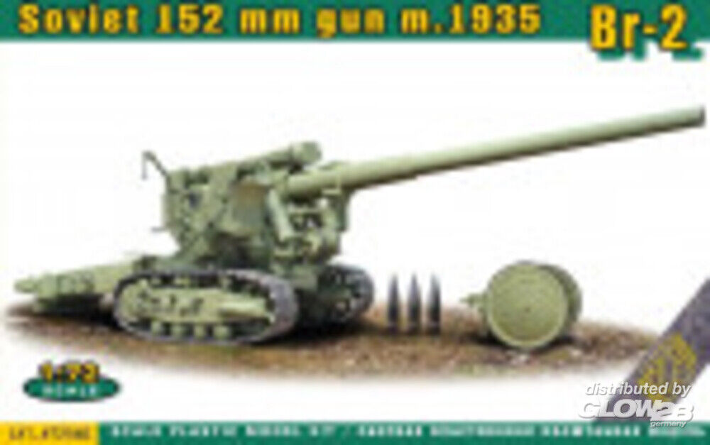 ACE 1:72 BR-2 Soviet 152mm heavy gun 1935