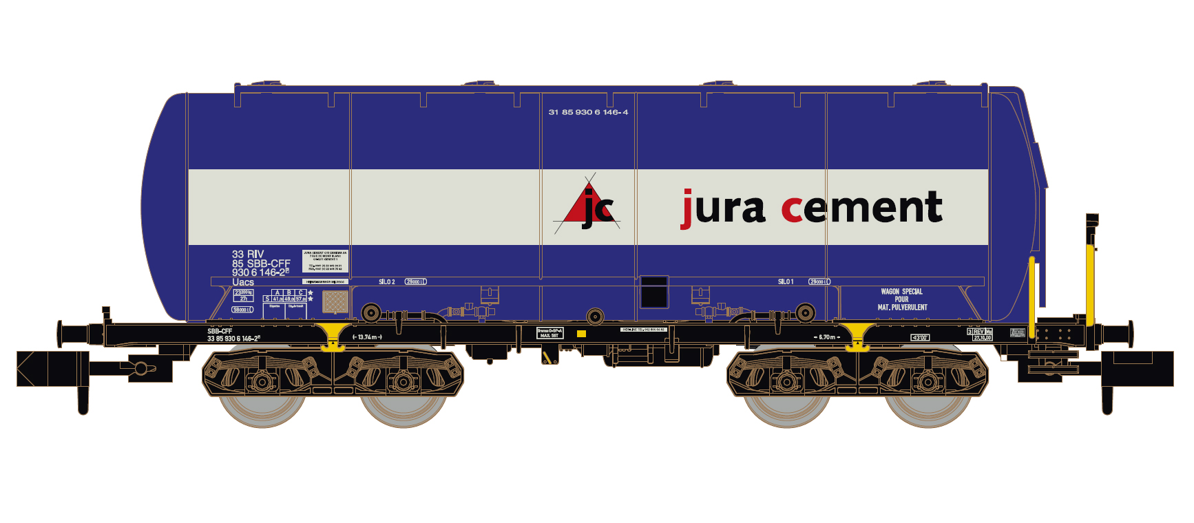 SBBCargo Silowagen Jura Cemen Ep.VI