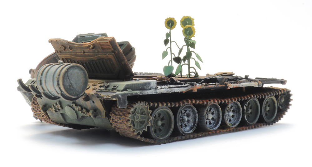 Russischer T-72 RIP-Serie mit Sonnenblume