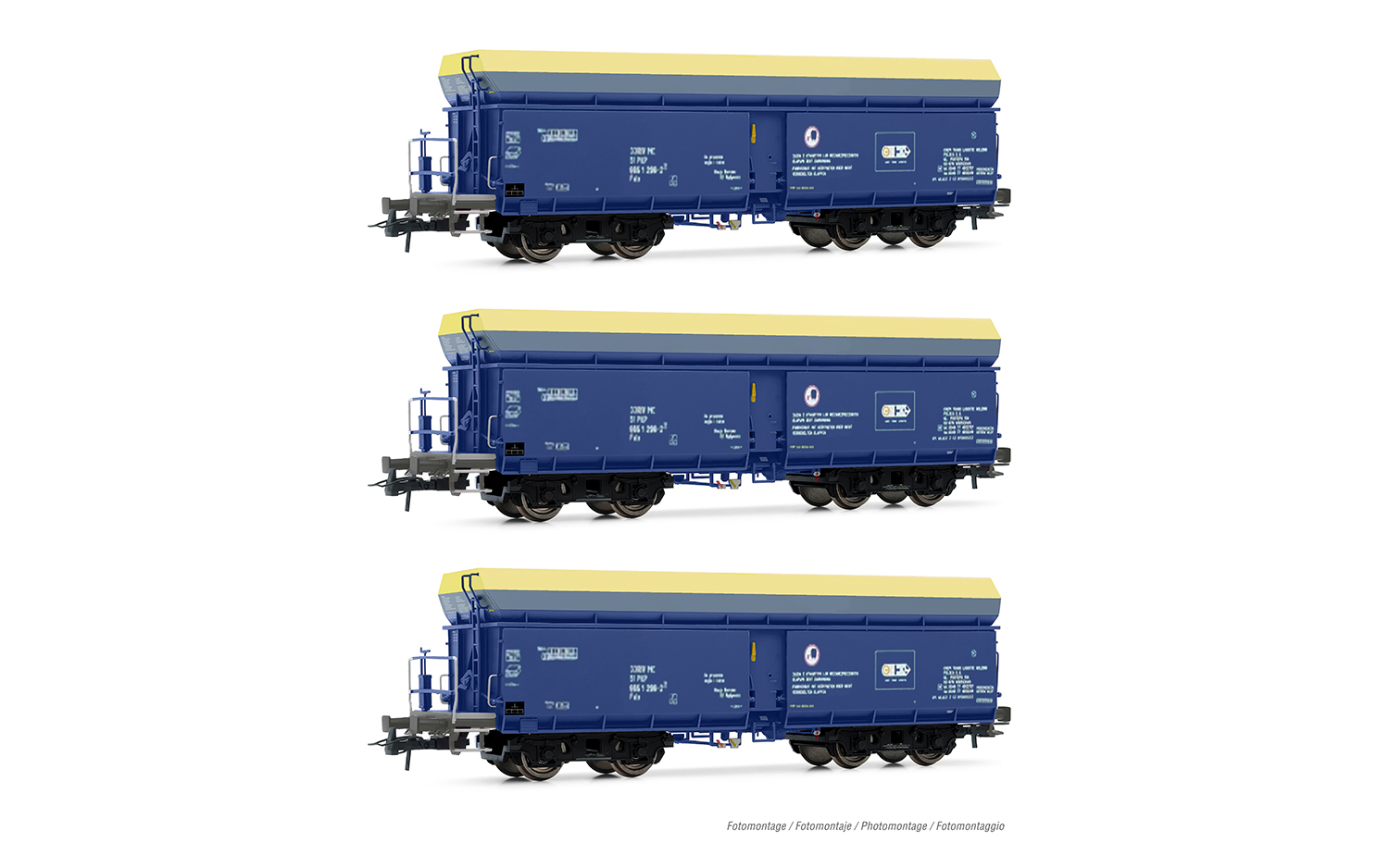 PKP Cargo Selbstentladewagen Set 3tlg. Ep.VI