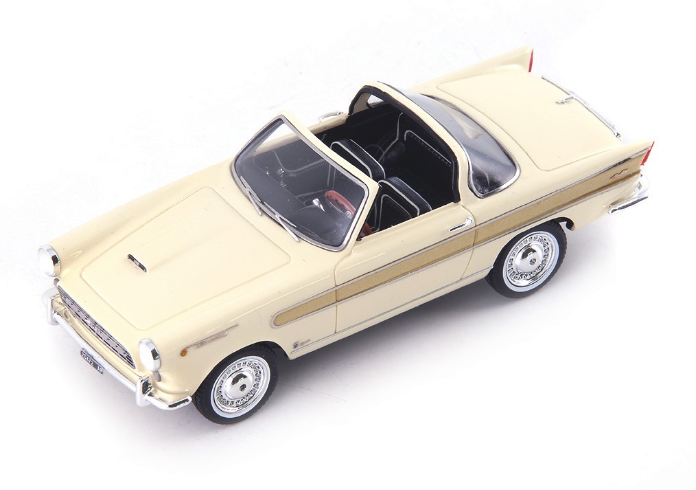 Fiat 1200 Vignale Italien ´58 elfenbein 1:43