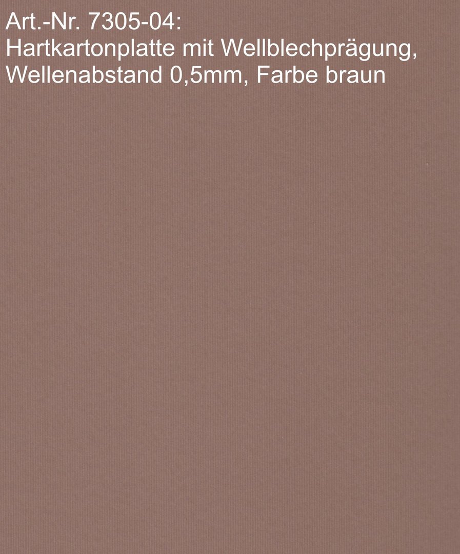 Wellkarton 0,5mm braun