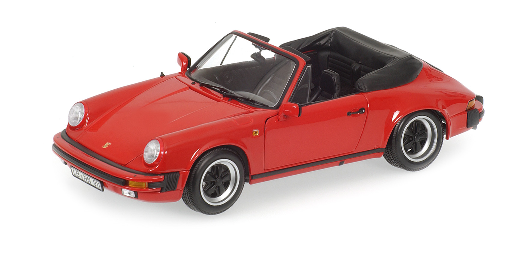 Porsche911 Carr.Cabrio`1983ro rot 1:18