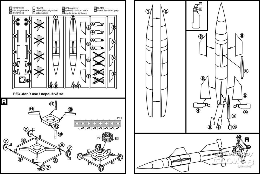 Brengun 1:72 Hermes A1 rocket