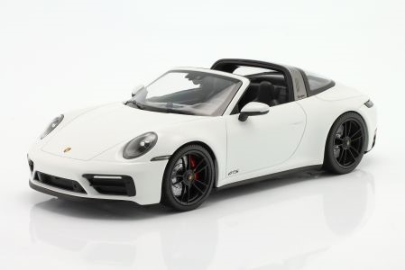 Porsche 911 (992) Targa 4 GTS 2021 weiß (limitiert auf 300 Stück) 1:18