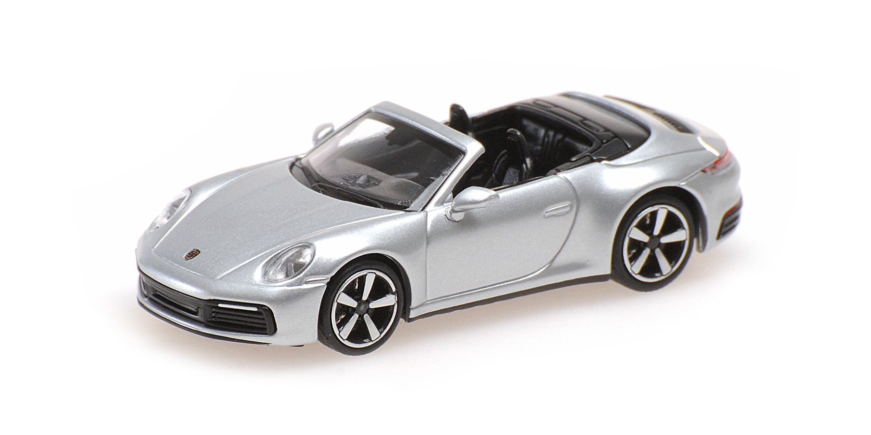 Porsche911(992)Ca4SCab`19silb Carrera Cabrio `2019 silber 1:87