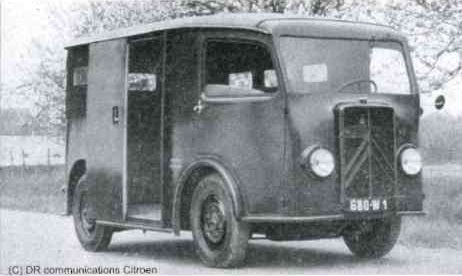 Citroen TUB Lieferwagen grün Traction Utiliaire type B = Nutzfahrzeug mit Fronta