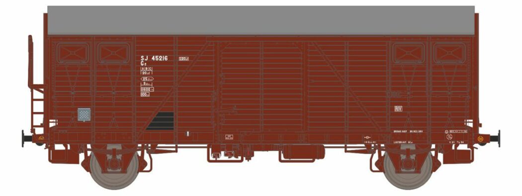 SJ gedeckter Güterwagen Ge Ep.IV