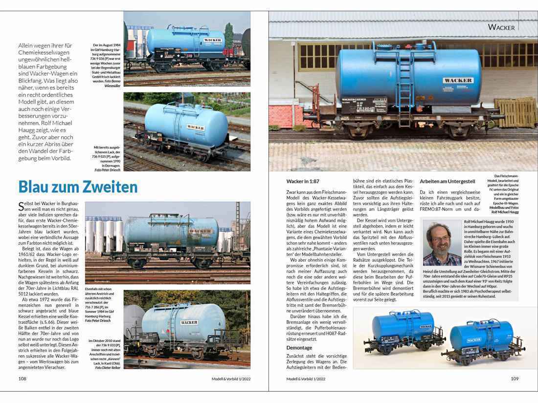 Modell & Vorbild Chemiekessel -Wagen, Stefan Carstens, Hintergrundinformationen,