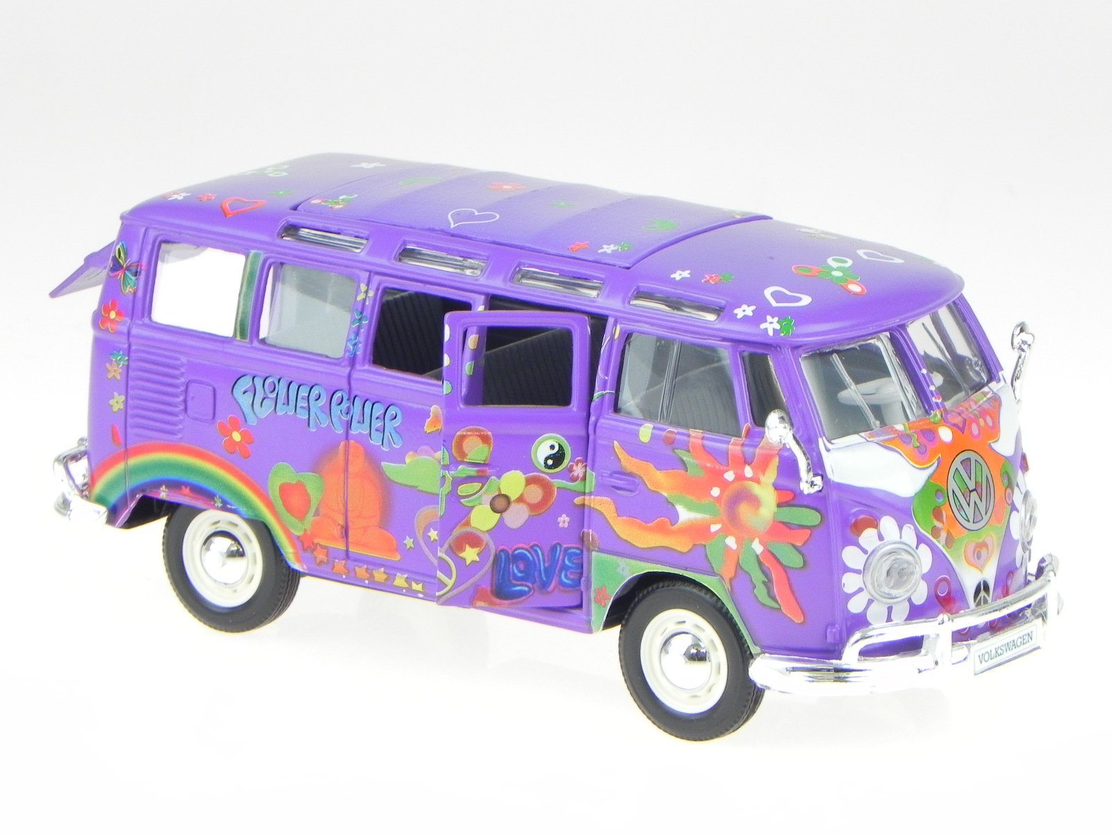 VW Hippiebus Samba lila 1:24 