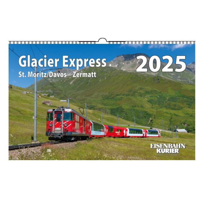 Kalender Glacier Express 2025 