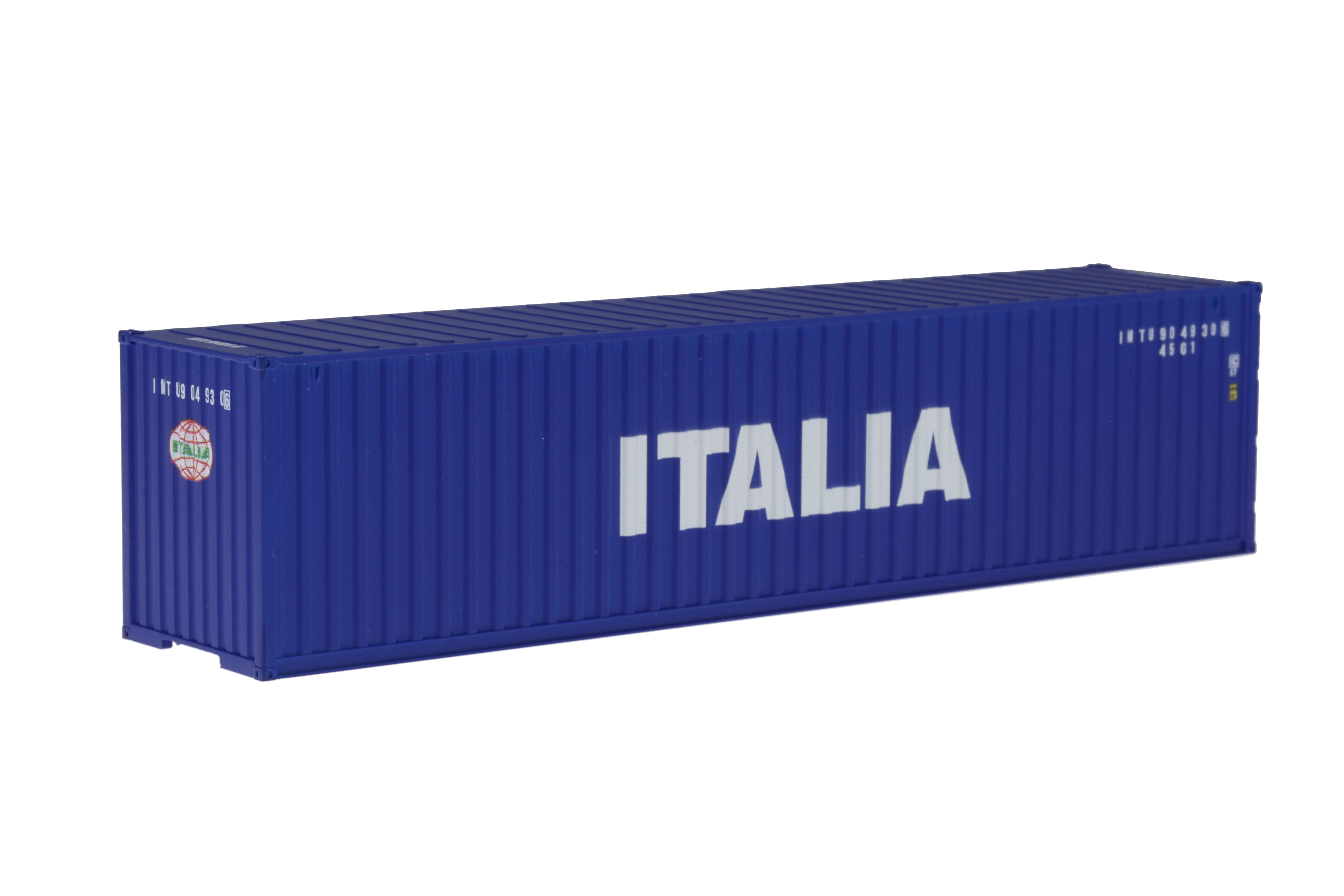 Container 40´ ITALIA blau Behälternummer IMTU 904930 6