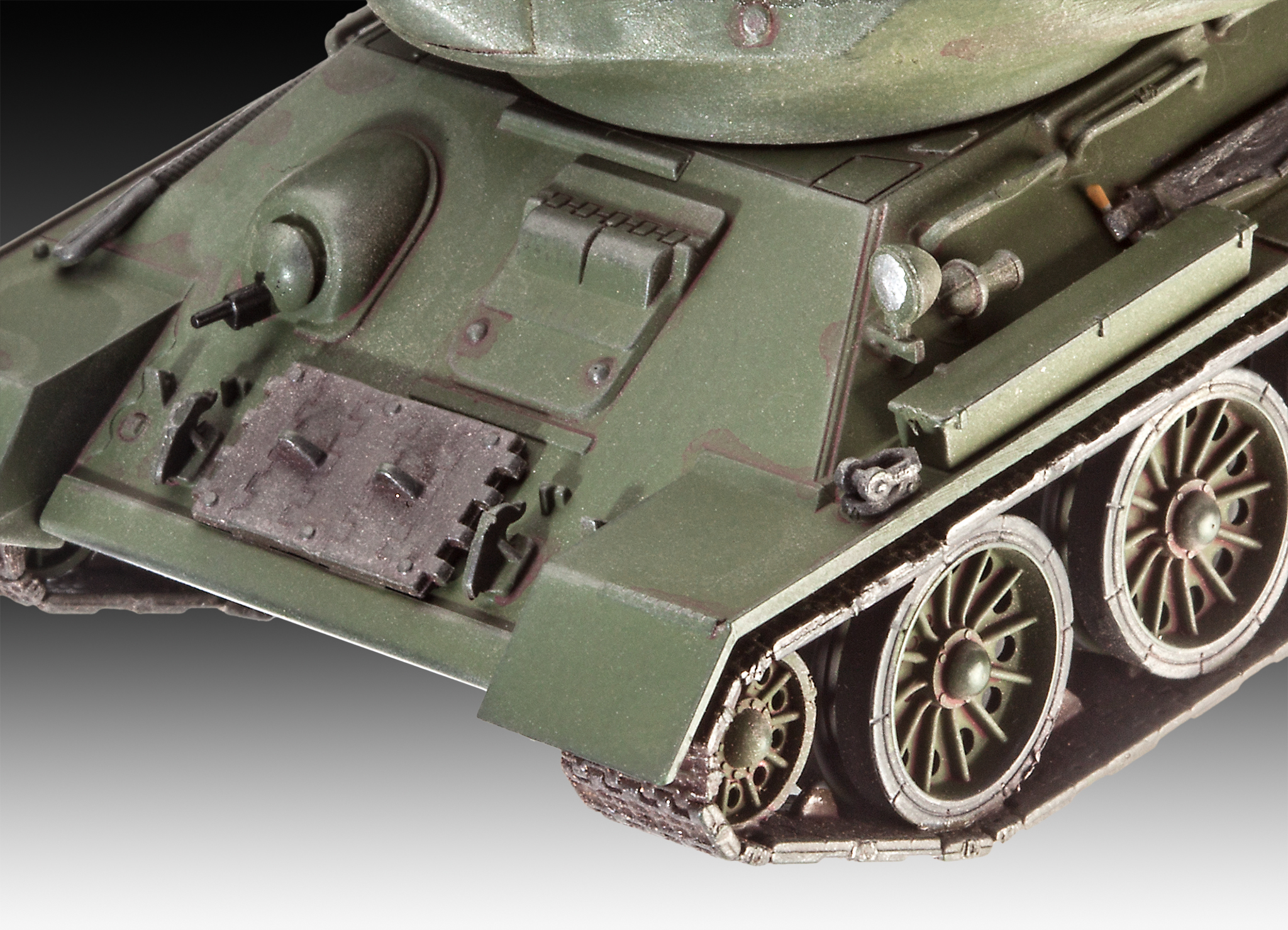 1:72 T-34/85 Modellbausatz des legänderen sowjetischen Panzer im zweiten Weltkr