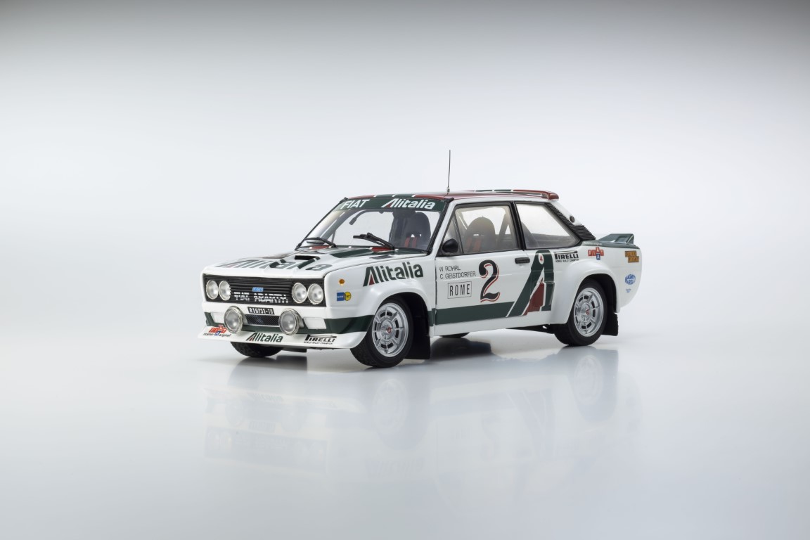 Fiat 131 Röhrl/Geistdörfer #2 Rally Monte Carlo 1978 Alitalia 1:18