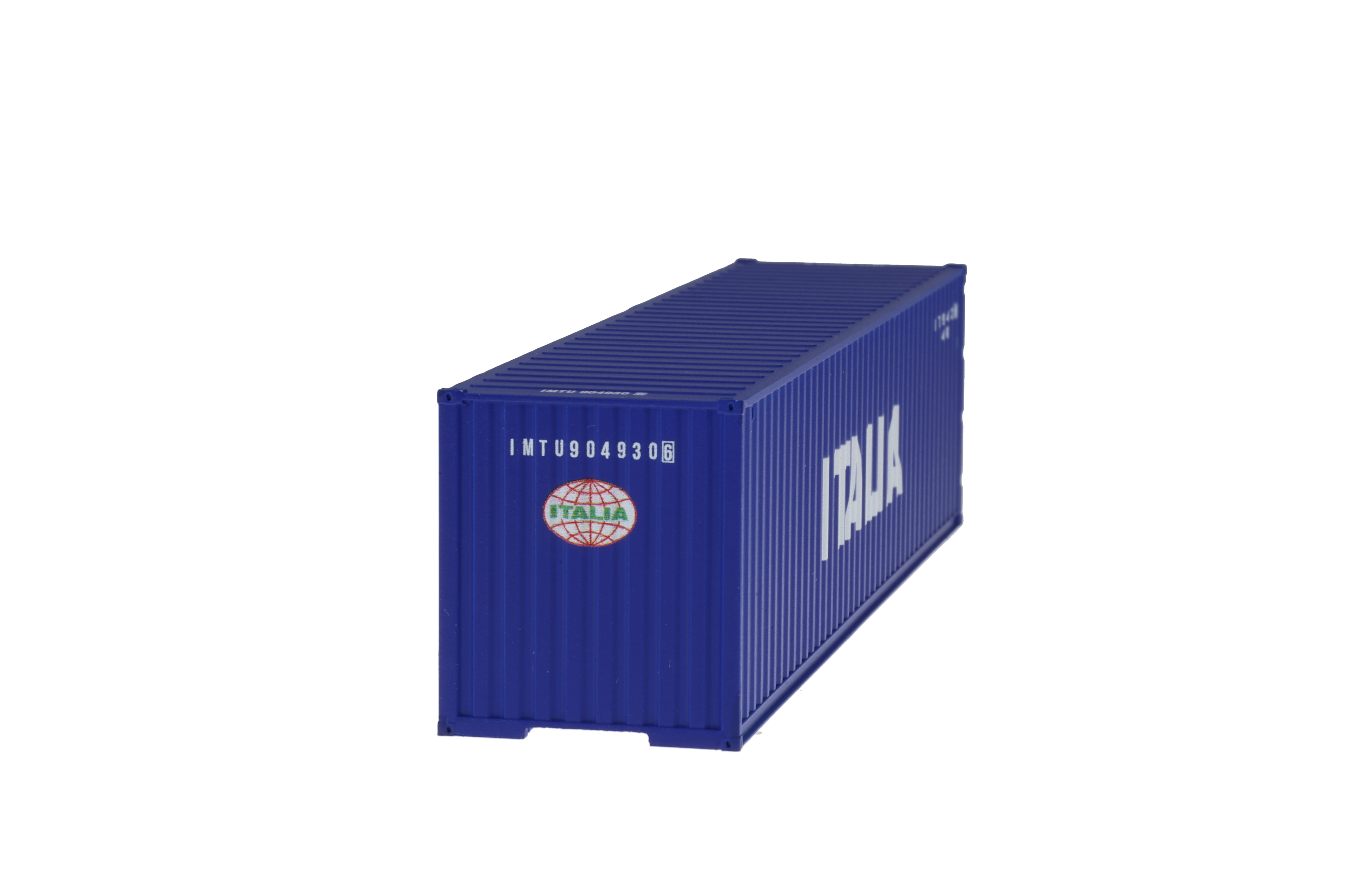 Container 40´ ITALIA blau Behälternummer IMTU 904930 6