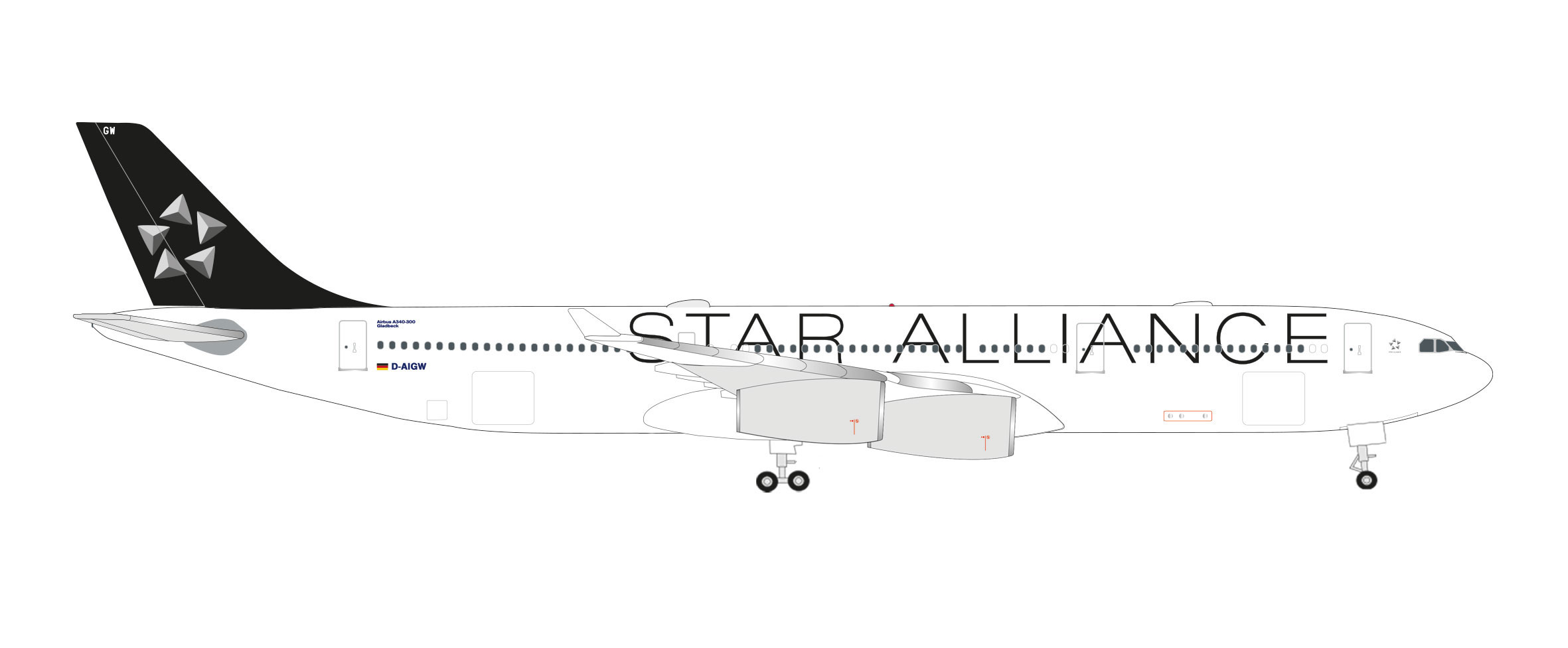 Lufthansa Airbus A340-300