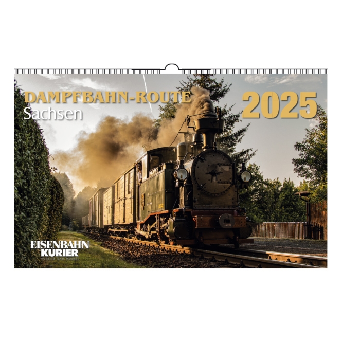 Kalender 2025 Dampfbahn-Route Sachsen