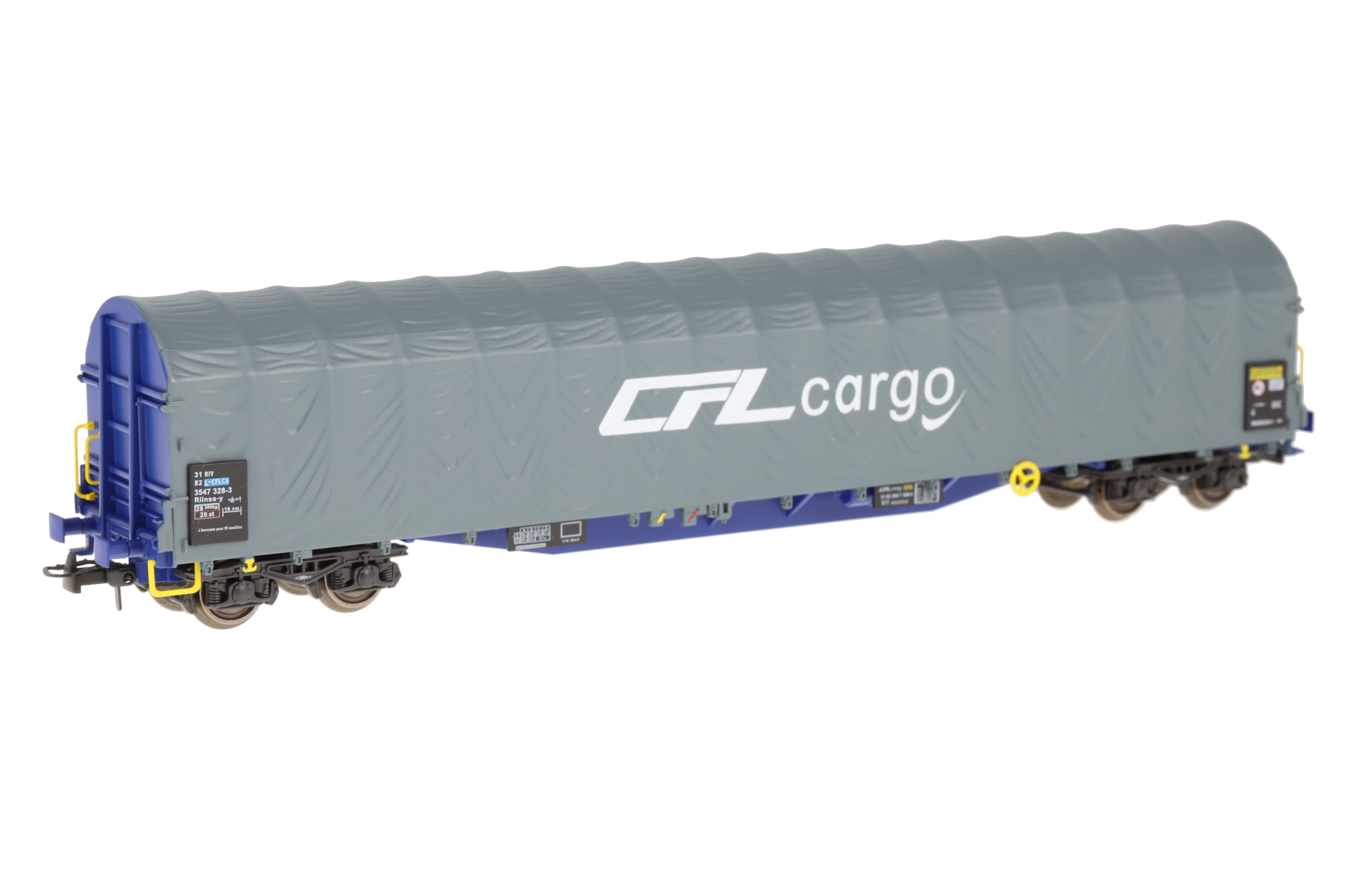 L-CFLCA 2x SchiebeplanenWagen CFL CARGO, blau/ grau, Ep.6, Set B