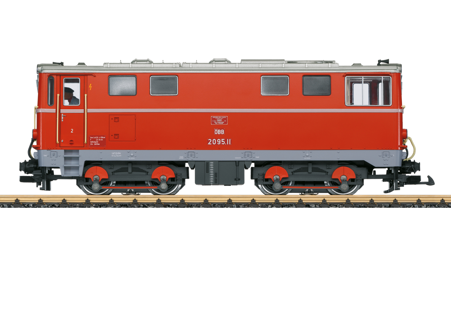 ÖBB Diesellok Rh 2095 Ep.4 Diesellokomotive, rot-orange, Betr.-Nr. 2095.11