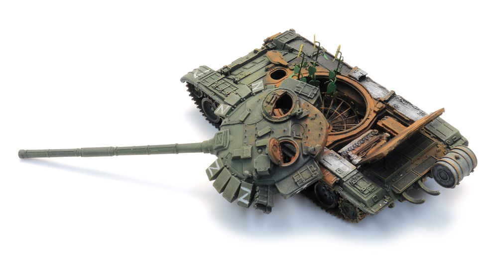 Russischer T-72 RIP-Serie mit Sonnenblume