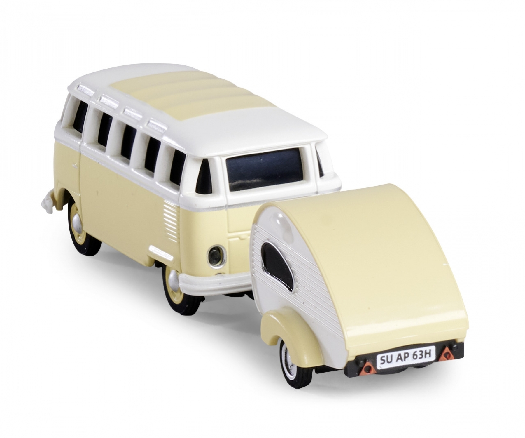 RC 1:87 VW T1 Samba Bus mit Wohnwagen 2,4 GHz RTR