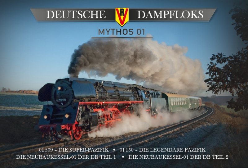 DVD Deutsche Dampfloks - Mythos 01, 4er DVD Box, Laufzeit ca. 295 Minuten, Bild 4:3