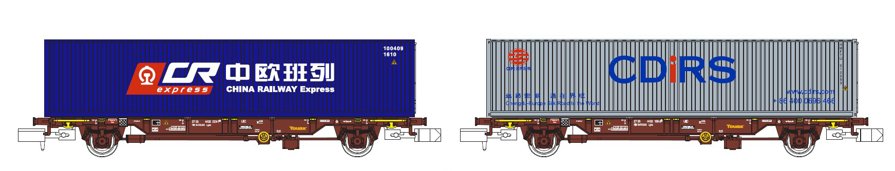 TOUAX Containerwagenset 2tlg. Ep.VI