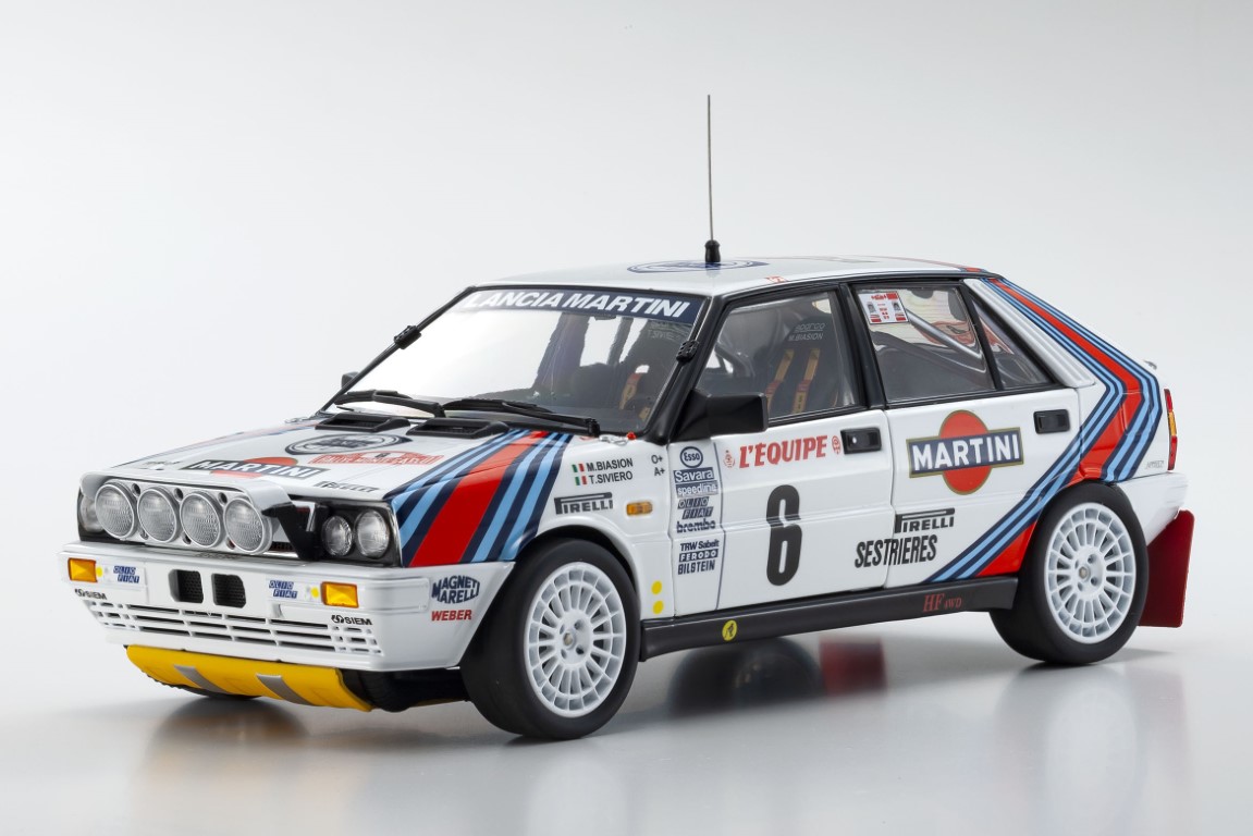 Lancia Delta Integrale HF #6 Lancia Martini Rallye Monte Carlo 1:18