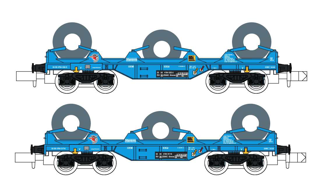 ZSSK Cargo Coiltransportwagen Ep.VI