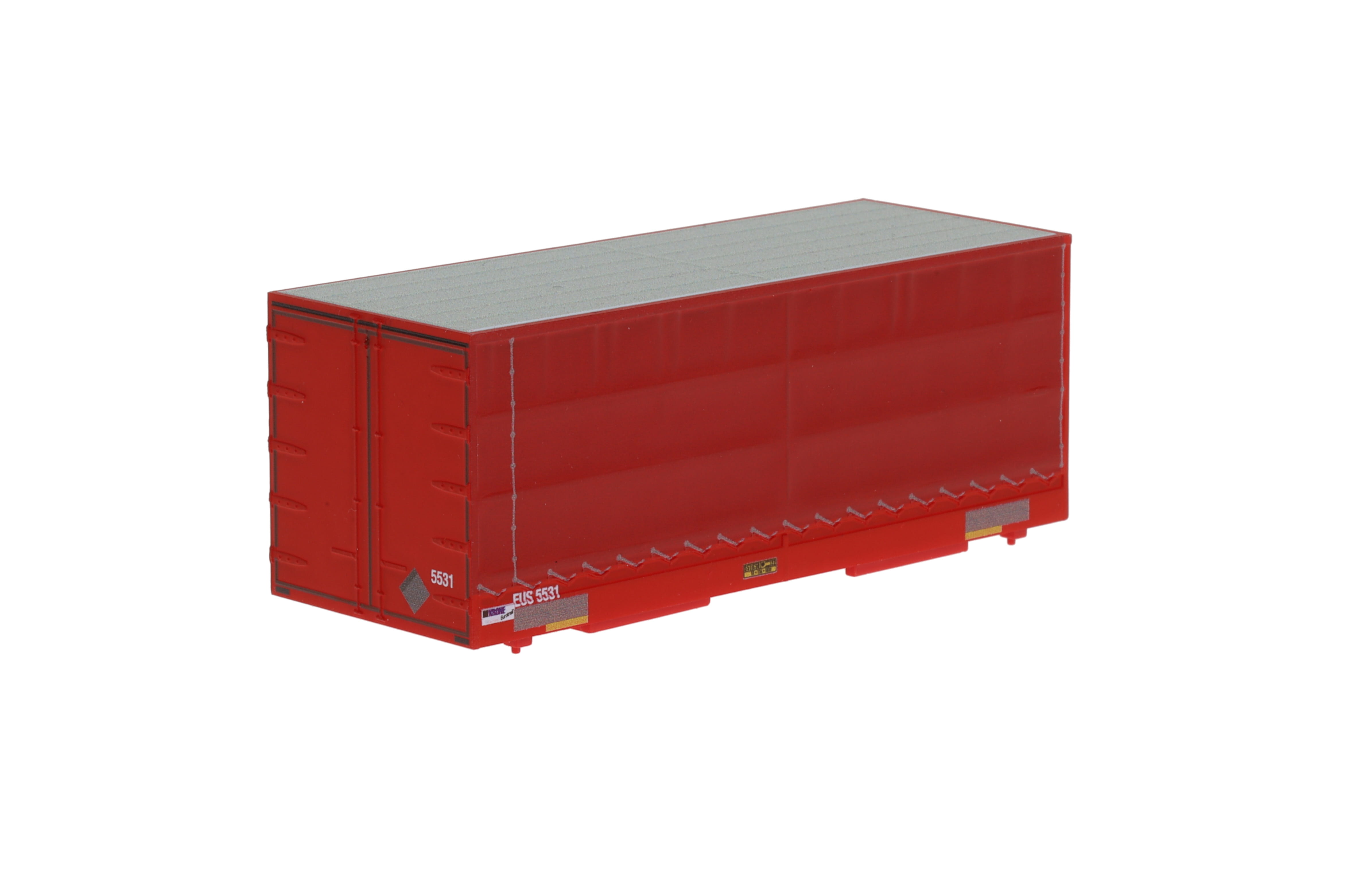 1:87 Container WB-C715 EURO- SHUTTLE, Wechselbehälter WB-C 715 PP Pritsche / Pla