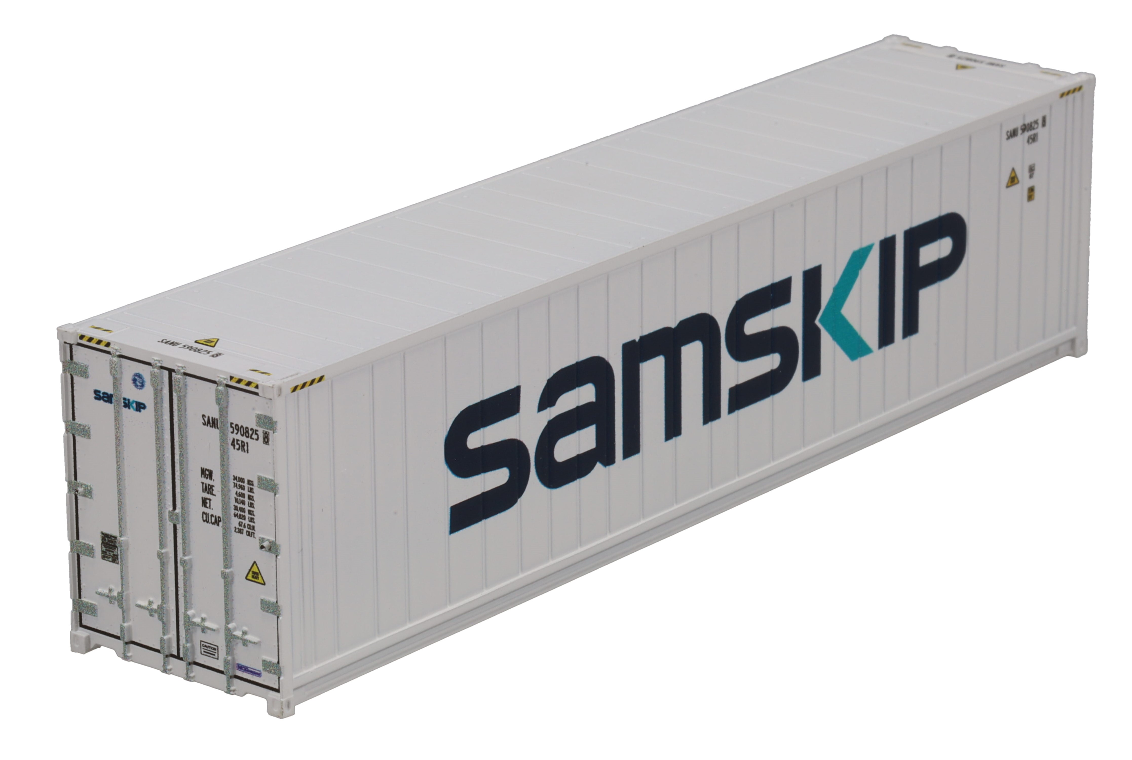 1:87 40´Reefer SAMSKIP neues Logo, Kühl-Container, ISO 45R1, # SANU 590825