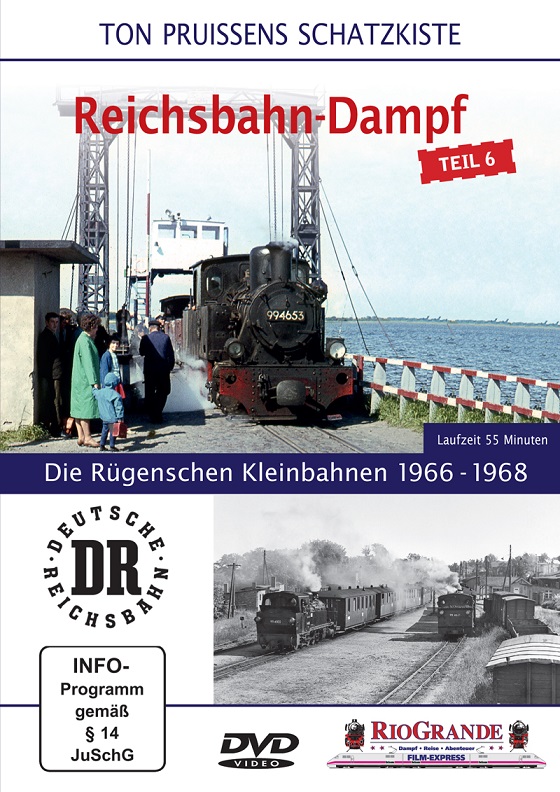 DVD Reichsbahndampf Teil 6 Die Rügenschen Kleinbahnen 1966 - 1968